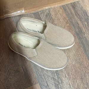 Pierre Dumas Beige Slip-On Sneakers